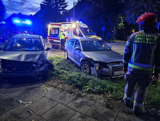 Zderzenie pojazdów na Królewieckiej