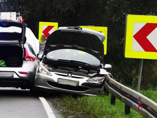Zderzenie pojazdów na trasie Elbląg-Malbork