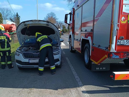 Zderzenie pojazdów w Jegłowniku