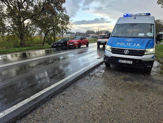 Zderzenie pojazdów w Kazimierzowie