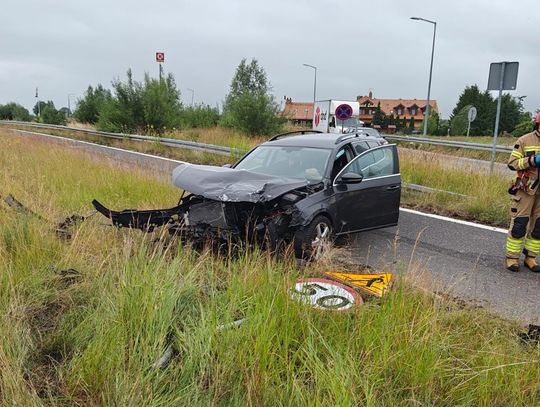Zderzenie pojazdów w Kazimierzowie