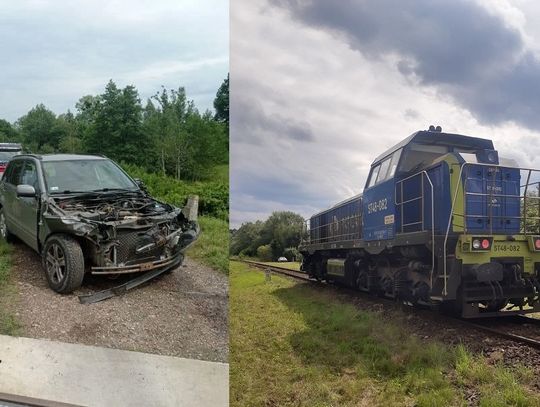 Zderzenie pojazdu z lokomotywą