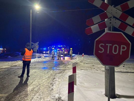 Zderzenie z pociągiem jadącym do Elbląga