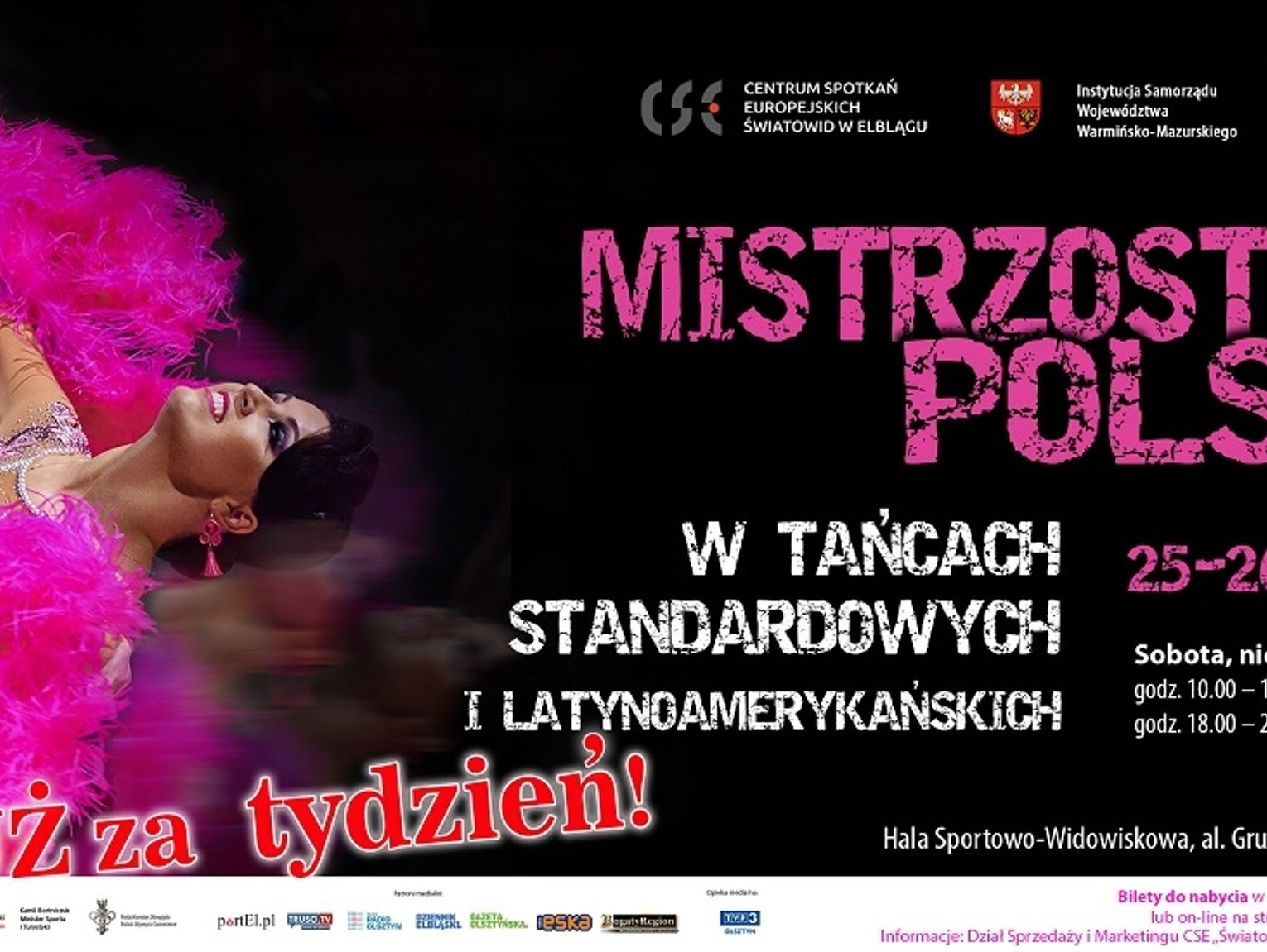 Już za tydzień Mistrzostwa Polski w tańcach standardowych