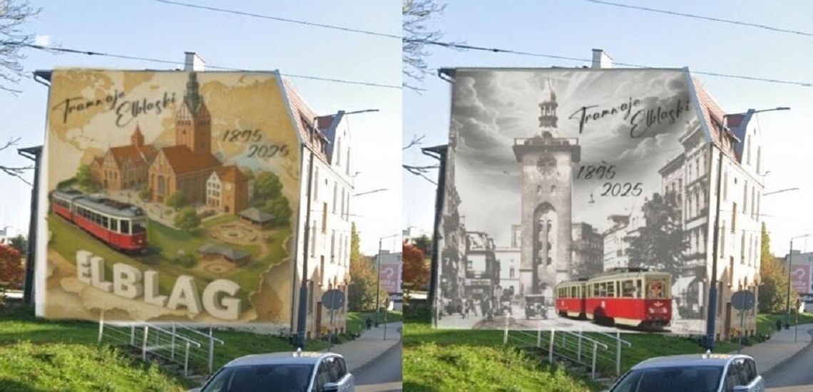 130 lat tramwajów w Elblągu. Wybierz mural jubileuszowy 130 lat tramwajów w Elblągu. Wybierz mural jubileuszowy