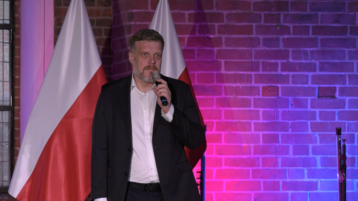 Adrian Zandberg w Elblągu: "potrzebujemy silnego państwa" [WIDEO]