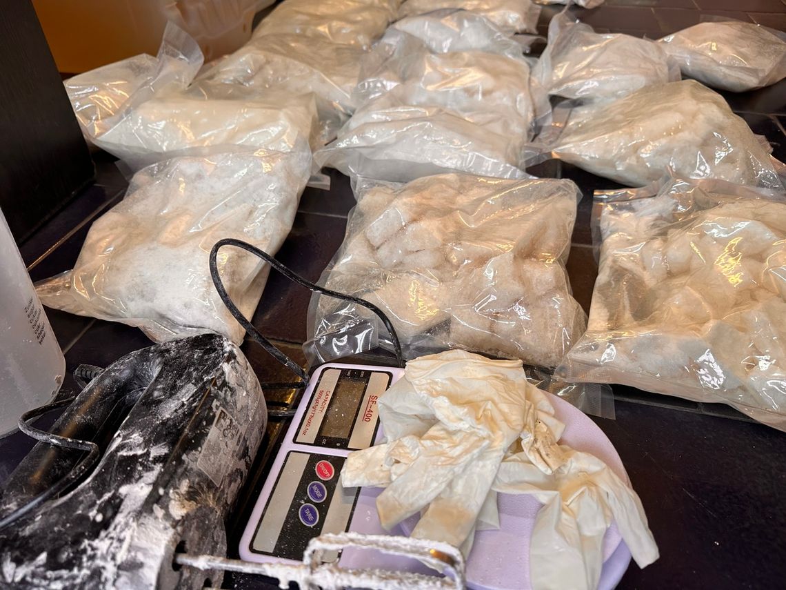 Akcja kryminalnych z Elbląga. Ponad 50 kg narkotyków [WIDEO]