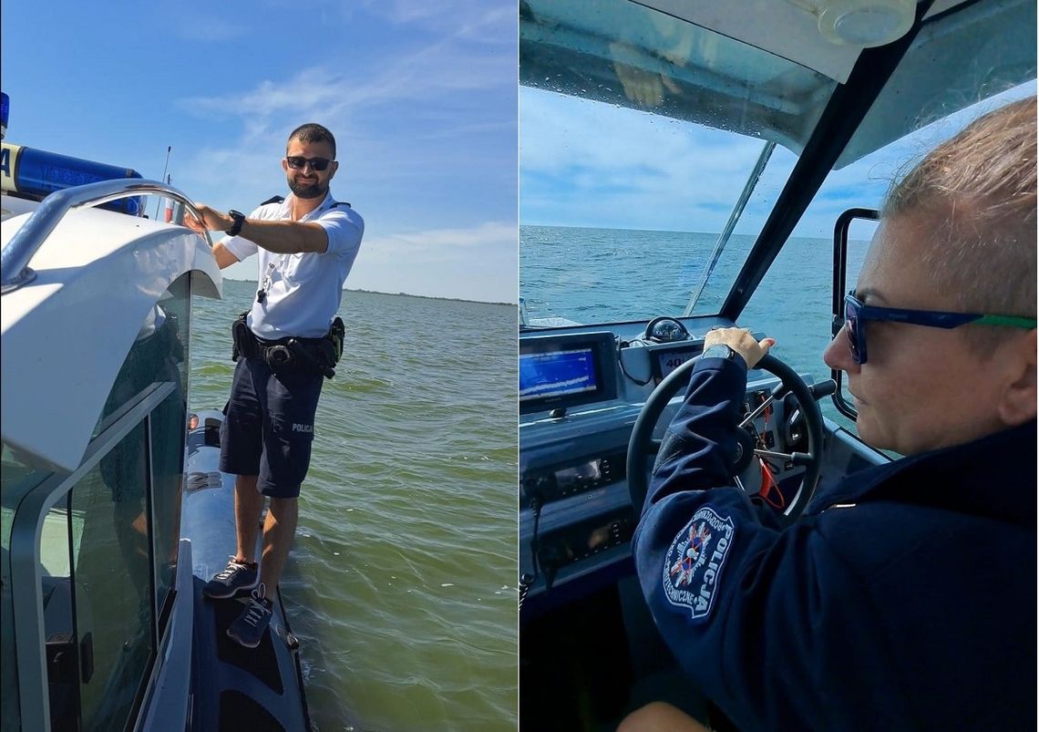 Akcja ratunkowa na Zalewie Wiślanym