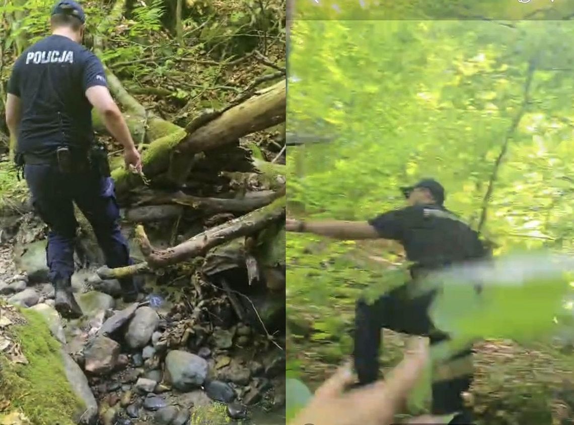 Akcja w Bażantarni. Policjanci odnaleźli zagubione rowerzystki