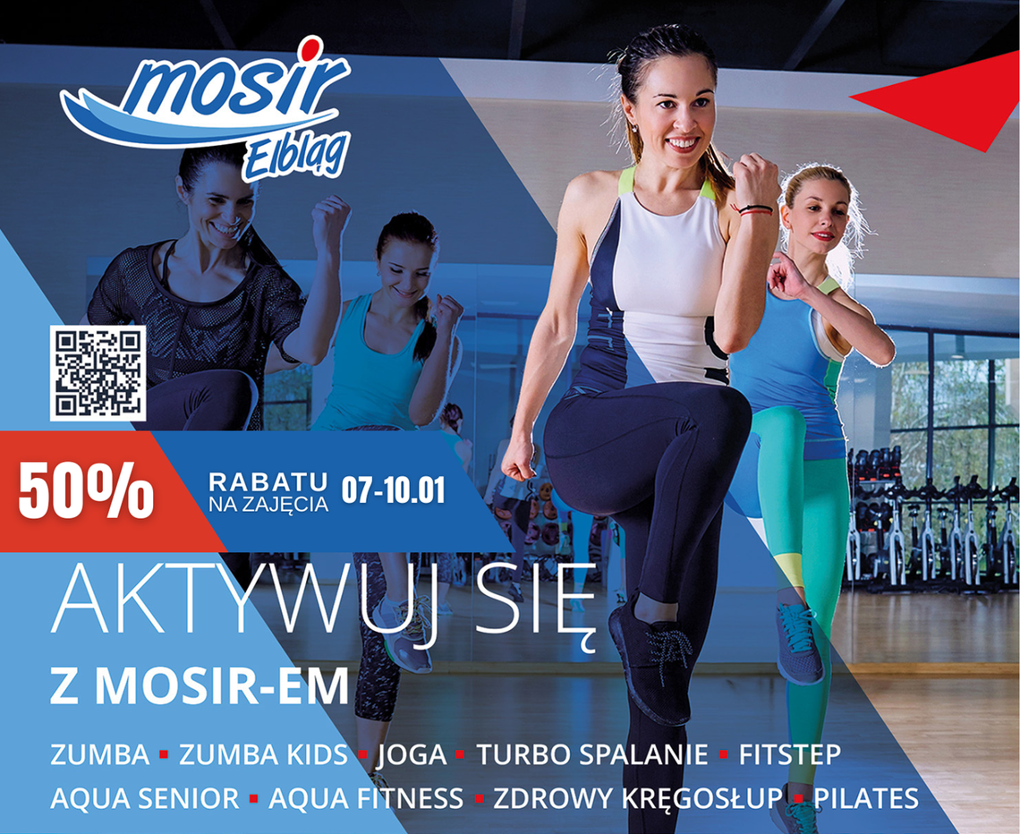 Aktywuj się z MOSiR-em i skorzystaj z 50% zniżki Aktywuj się z MOSiR-em i skorzystaj z 50% zniżki