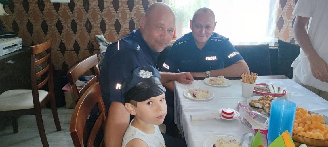 Alanek z Jegłownika miał marzenie. Zostało spełnione przez policję Alanek z Jegłownika miał marzenie. Zostało spełnione przez policję