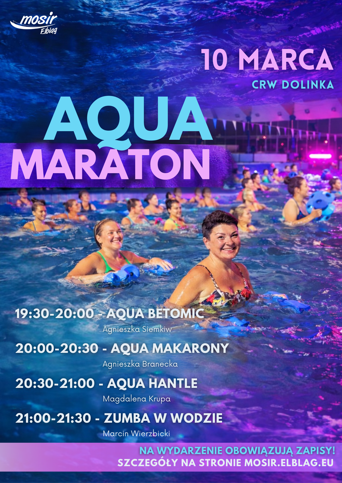 Aqua Maraton, czyli 120 minut ruchu w wodzie Aqua Maraton, czyli 120 minut ruchu w wodzie