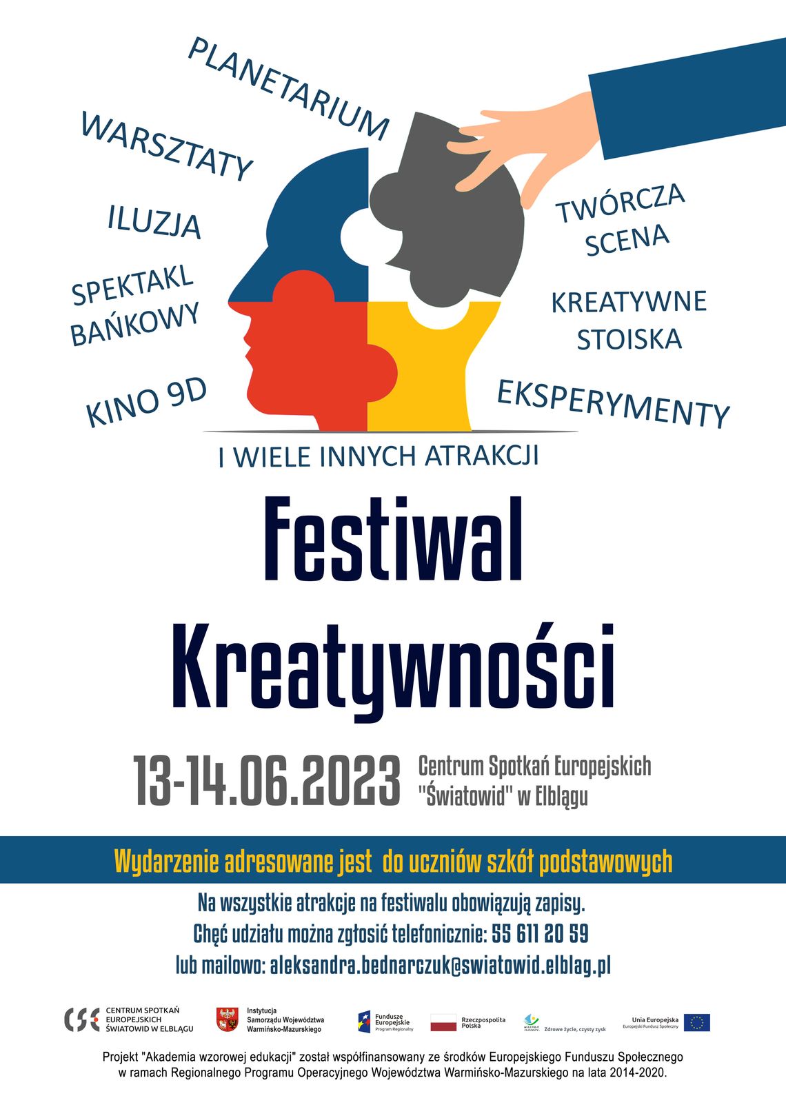 Atrakcje Festiwalu Kreatywności!