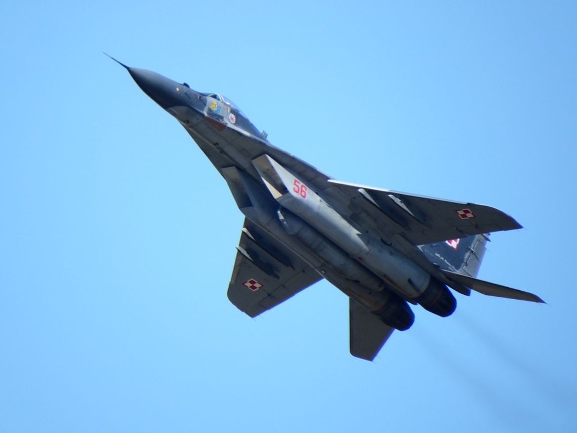 Awaryjne lądowanie MiG-a-29 w Malborku. Pilot trafił do szpitala