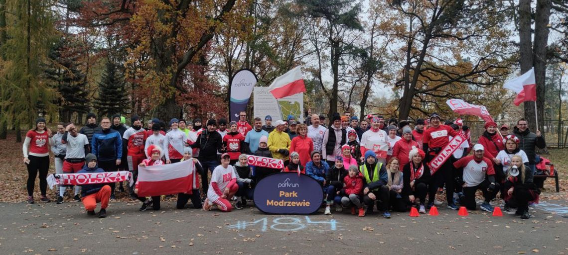 Biało-czerwony Parkrun [GALERIA ZDJĘĆ]