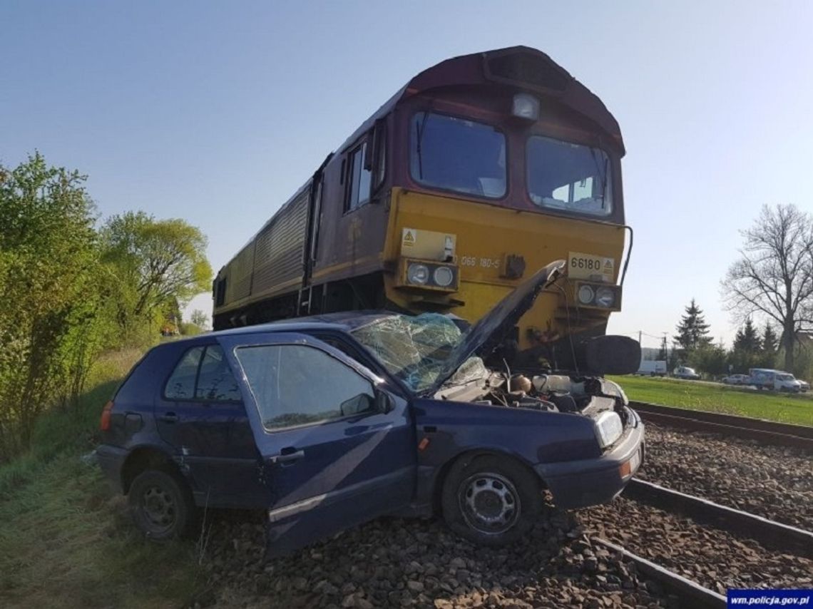 Braniewo: Wypadek na przejeździe kolejowym
