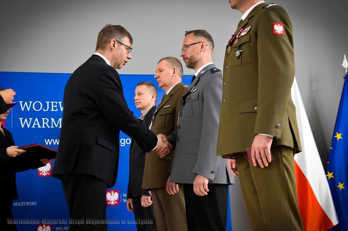 Brązowy Krzyż Zasługi dla elbląskiego policjanta