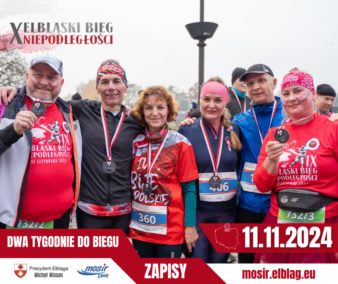 Czas na rejestrację, dwa tygodnie do Biegu Niepodległości