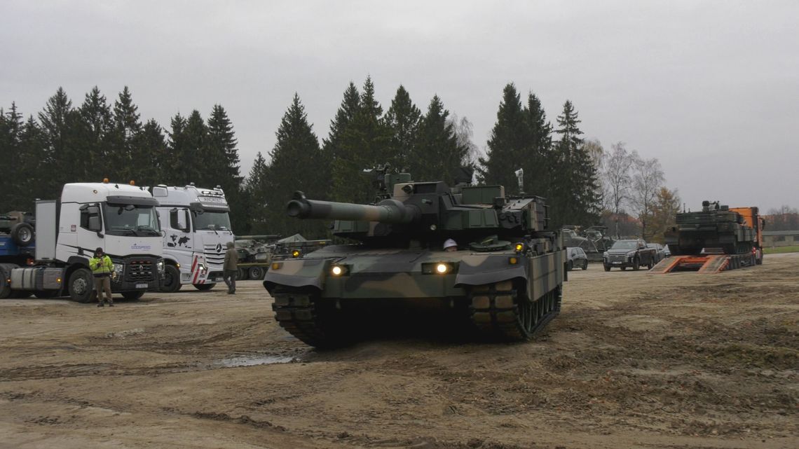 Czołgi K-2 Black Panther dotarły do braniewskich pancerniaków [WIDEO]