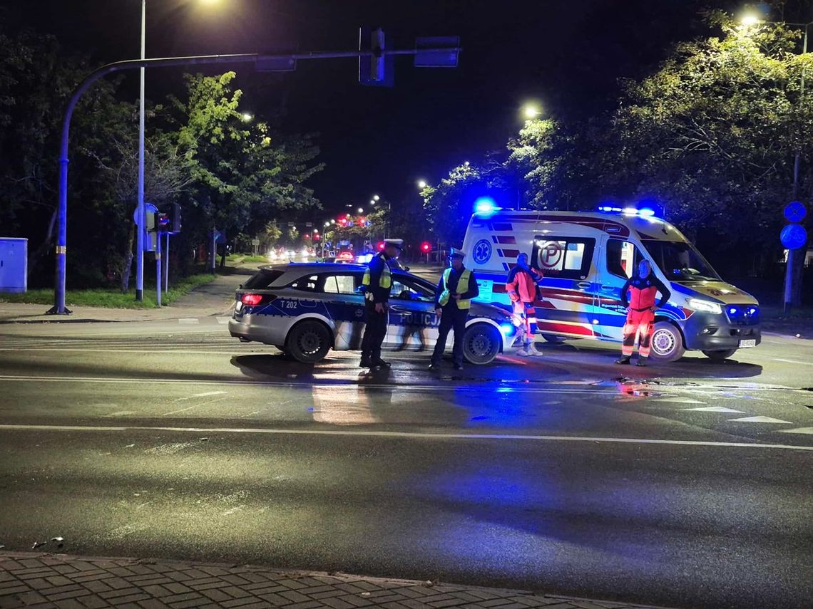 Czołowe zderzenie pojazdów na Tysiąclecia