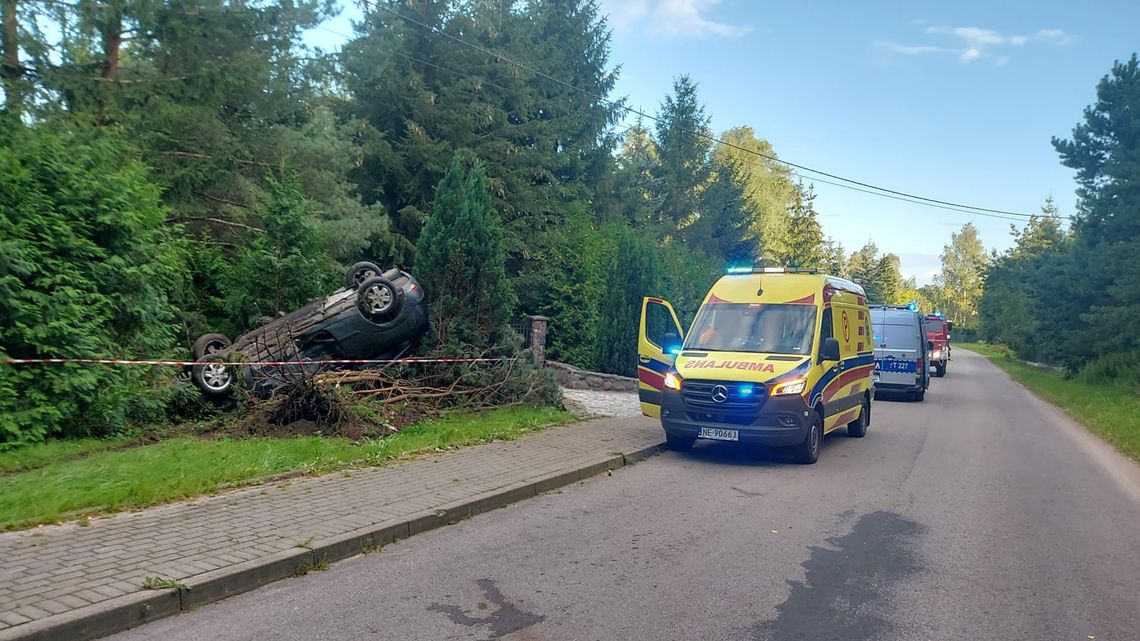 Dachowanie w Łęczu. Prawo jazdy miał od pół roku