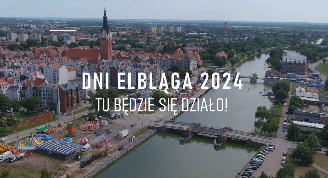 Dni Elbląga z lotu ptaka