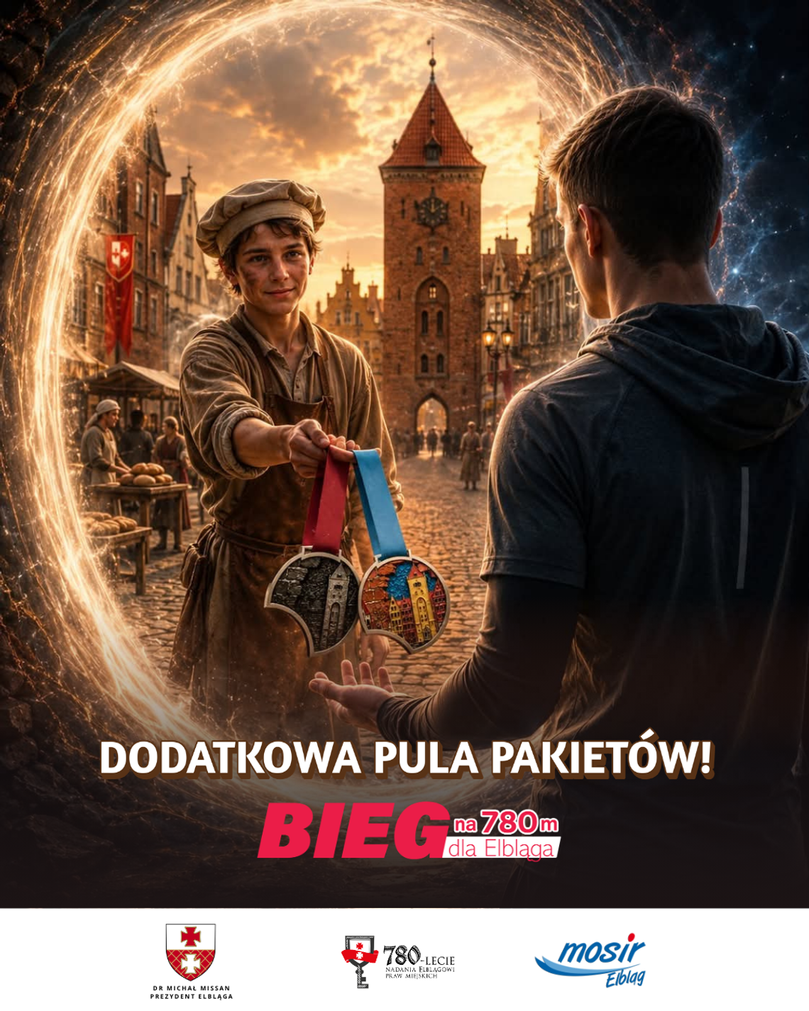 Dodatkowe miejsca na Bieg 780 dla Elbląga Dodatkowe miejsca na Bieg 780 dla Elbląga