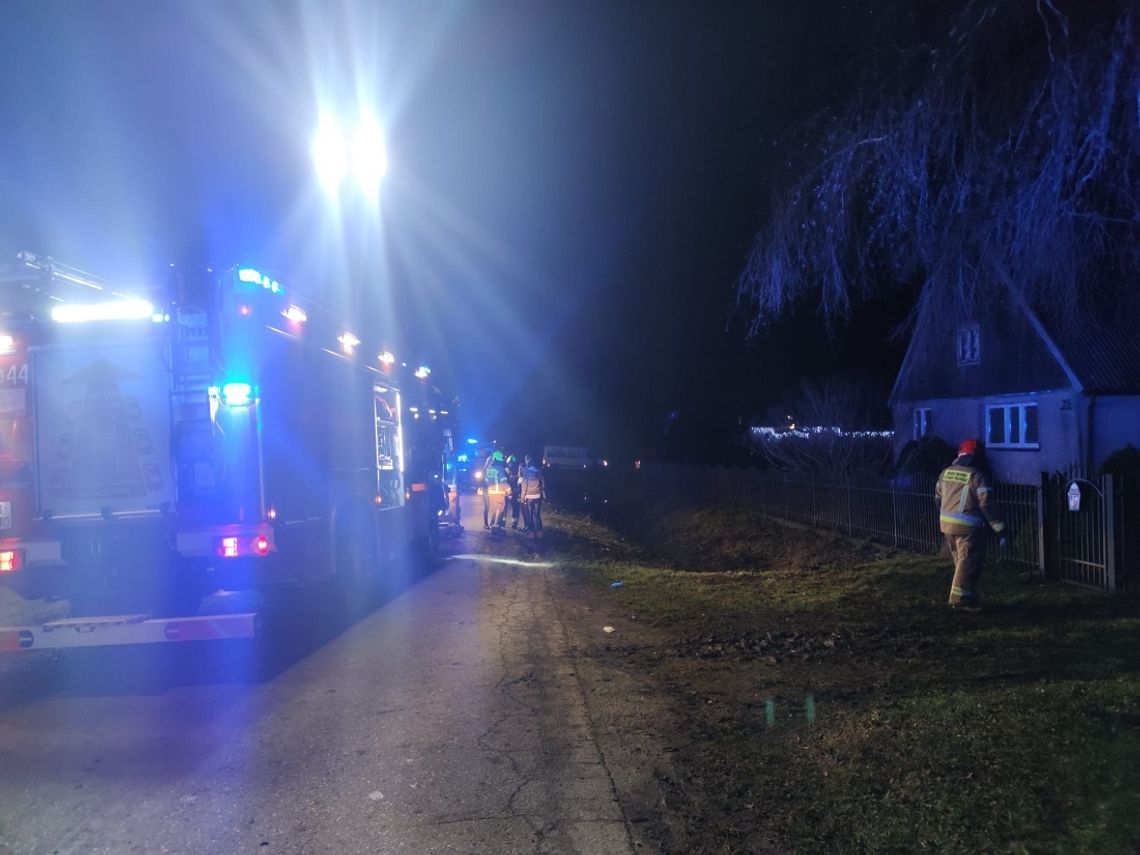 Droga w Krzewsku zablokowana. Doszło do potrącenia