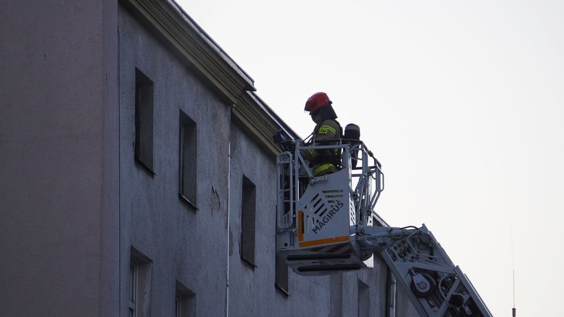 Dwa pożary i ewakuacja na Wyspiańskiego