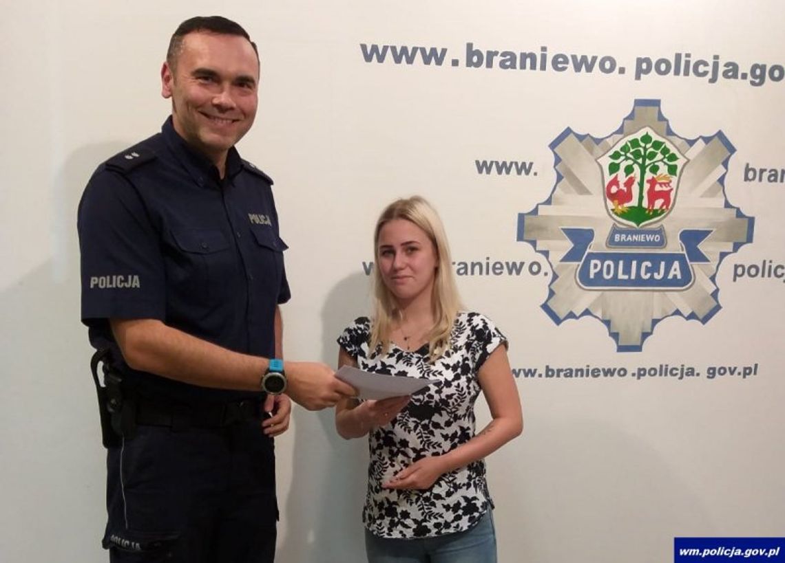 Dzięki szybkiej reakcji policjantów odzyskała 5 tysięcy złotych!