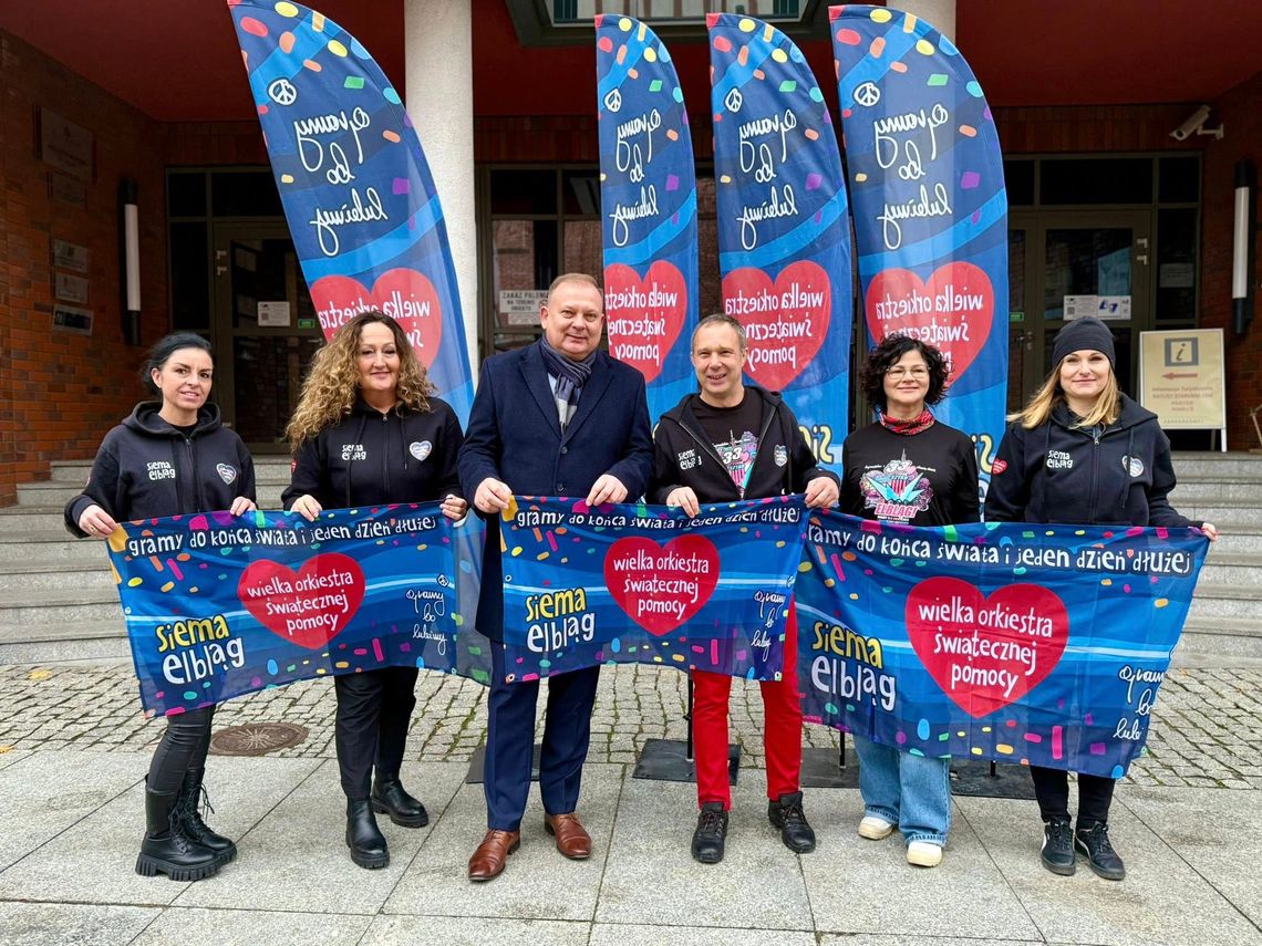 Elbląg zagra z Wielką Orkiestrą Świątecznej Pomocy [WIDEO]