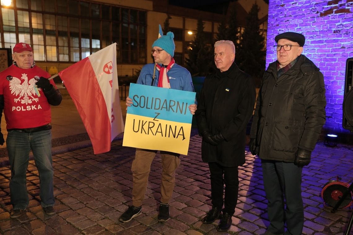 Elblążanie solidarni z Ukrainą