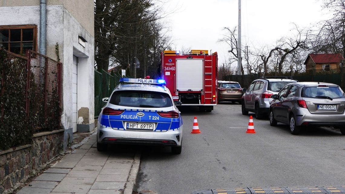 Ewakuacja uczniów ze Szkoły Podstawowej w Elblągu