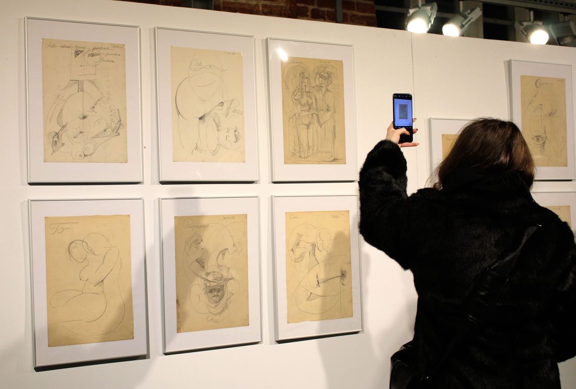 Fotorelacja z wystawy Kazimierza Kowalewskiego "Nienasycony"