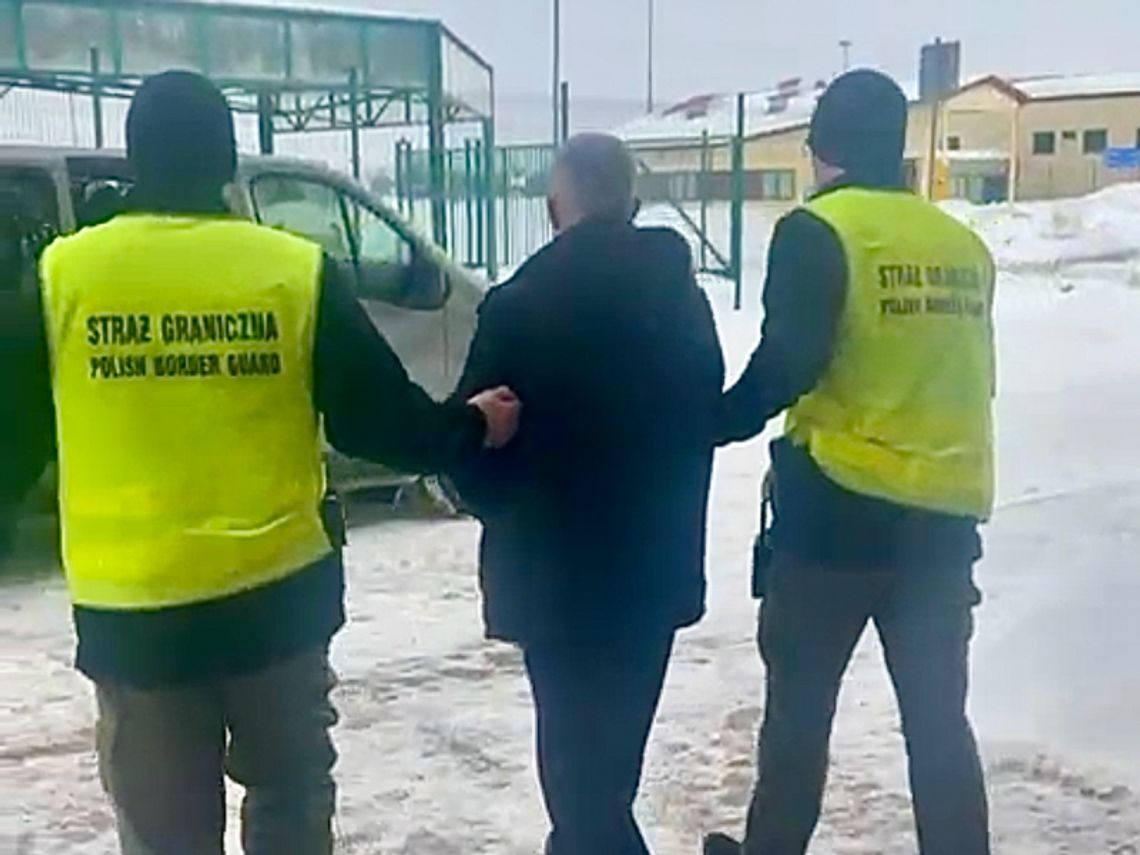 Grzechotki → Elbląg: Straż Graniczna wpadła na trop poszukiwanego Europejskim Nakazem Aresztowania