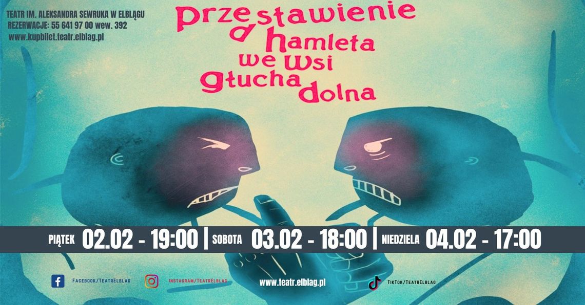 Hamlet inaczej w ten weekend w Teatrze! Hamlet inaczej w ten weekend w Teatrze!