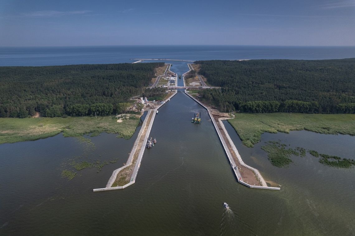 I etap budowy drogi łączącej Zalew z Zatoką Gdańską na ukończeniu