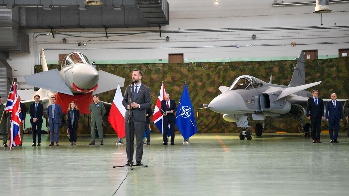 Inauguracja misji Air Policing w Malborku Inauguracja misji Air Policing w Malborku