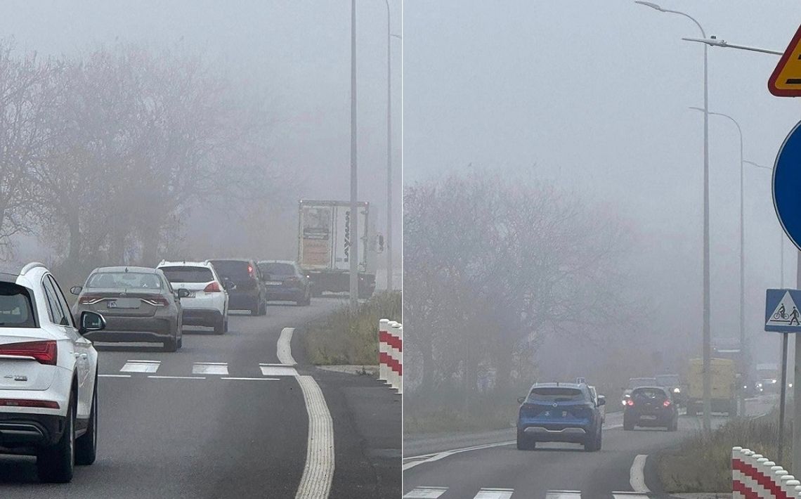 Jak jeździć we mgle? Elbląska policja apeluje do kierowców