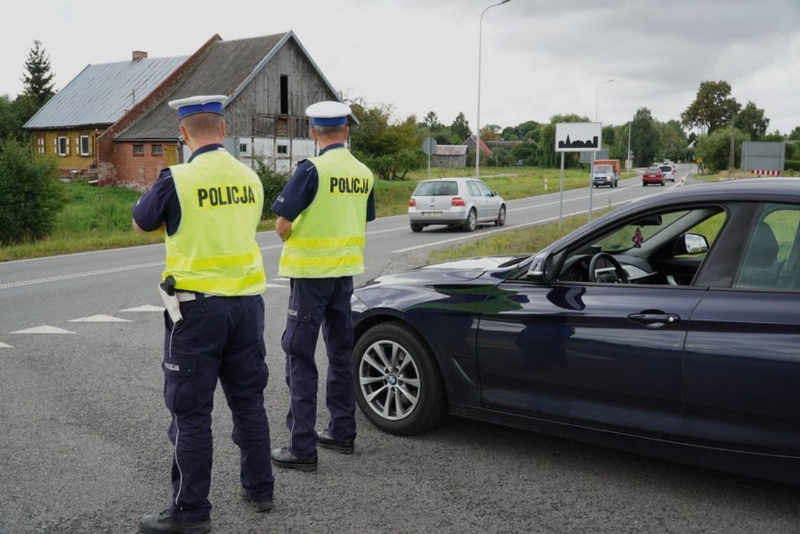 Jechał do Komendy Policji. Wpadł podczas kontroli drogowej