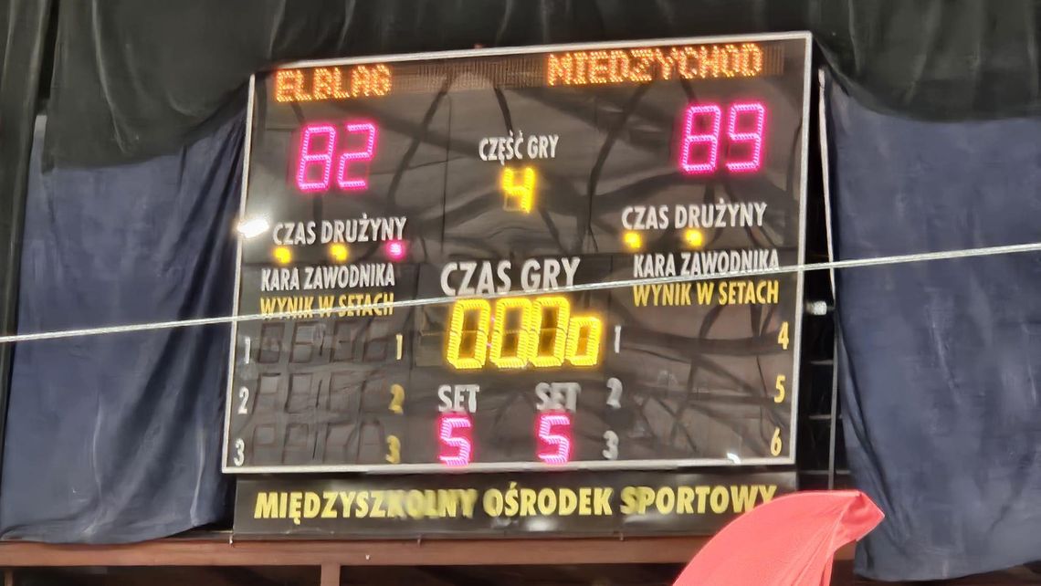 Jedno prowadzenie i gorzka końcówka meczu w Elblągu Jedno prowadzenie i gorzka końcówka meczu w Elblągu