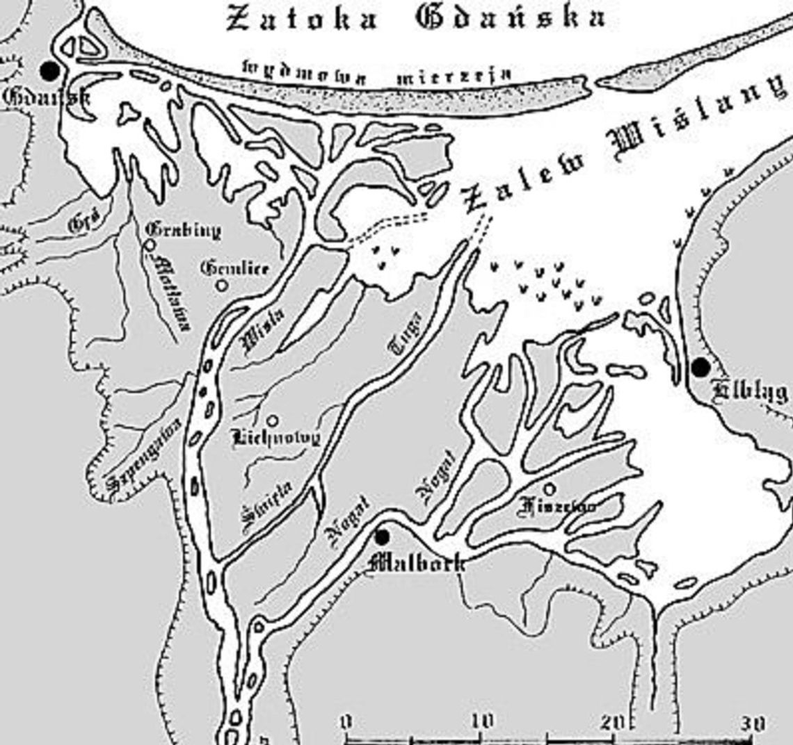Kalendarz Elbląga. 509 lat temu, 10 września 1510 wydłużyła się droga wodna z Elbląga na Bałtyk