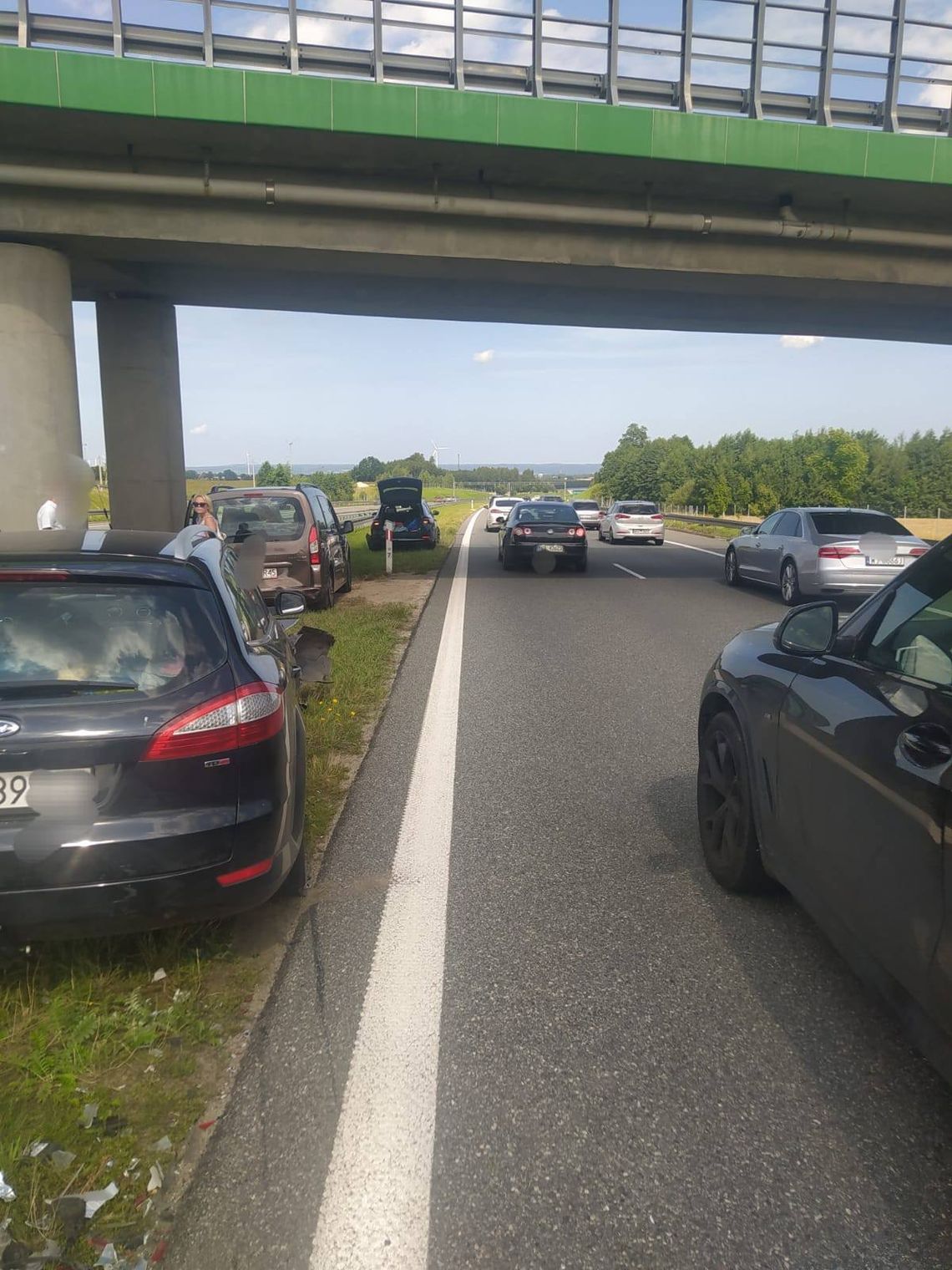 Kolizja na S7 w rejonie Zielonki Pasłęckiej. Utrudnienia w kierunku Gdańska Kolizja na S7 w rejonie Zielonki Pasłęckiej. Utrudnienia w kierunku Gdańska