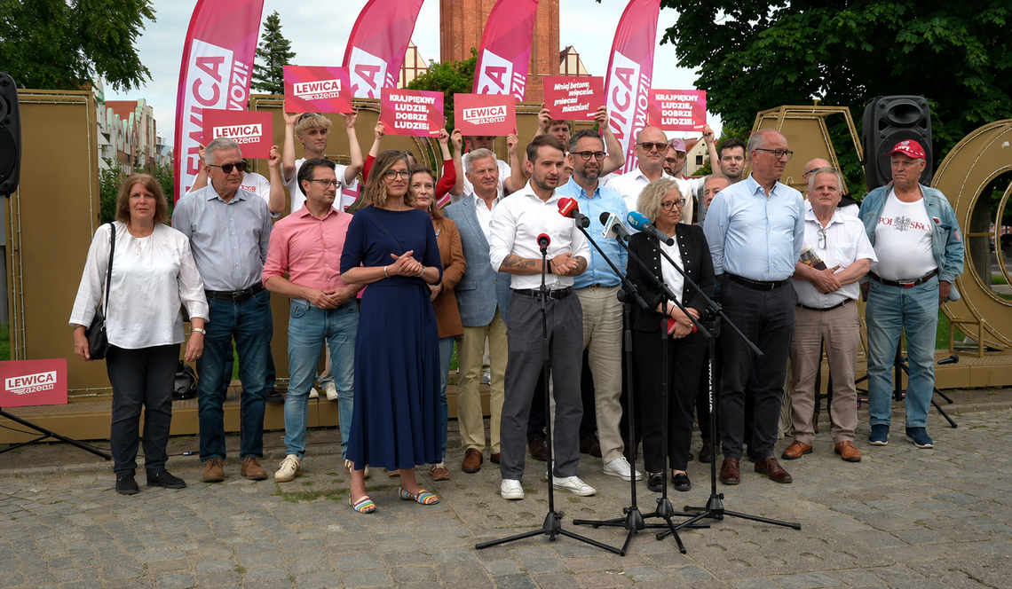 Liderzy Nowej Lewicy przyjechali do Elbląga. Padły konkretne zapowiedzi Liderzy Nowej Lewicy przyjechali do Elbląga. Padły konkretne zapowiedzi