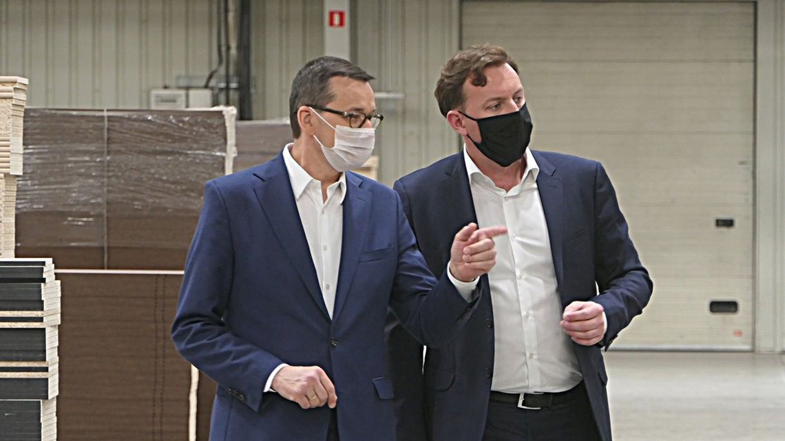 Mateusz Morawiecki, Premier RP z wizytą w fabryce Meble Wójcik