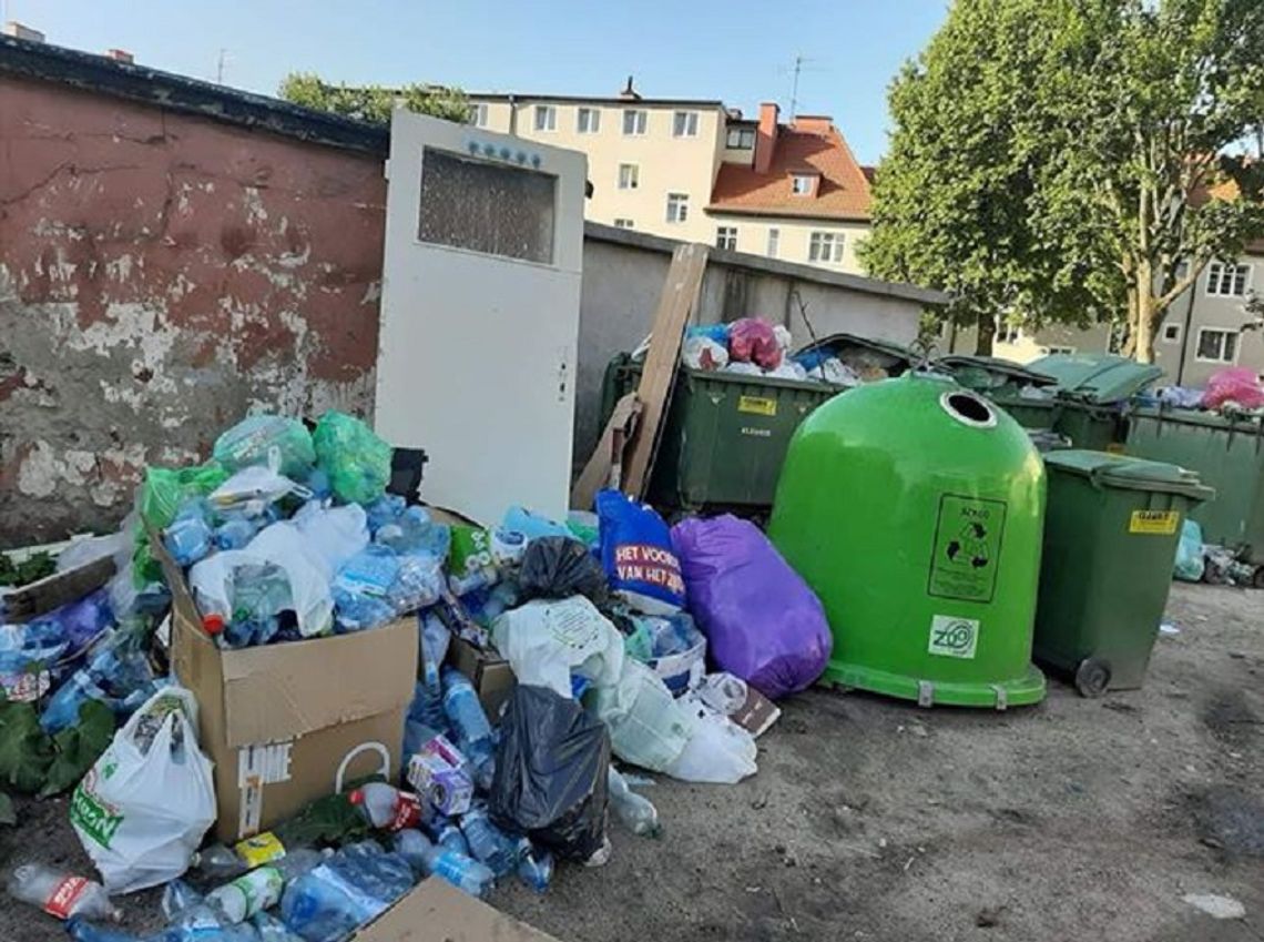 Mieszkańcy Trybunalskiej toną w śmieciach Mieszkańcy Trybunalskiej toną w śmieciach