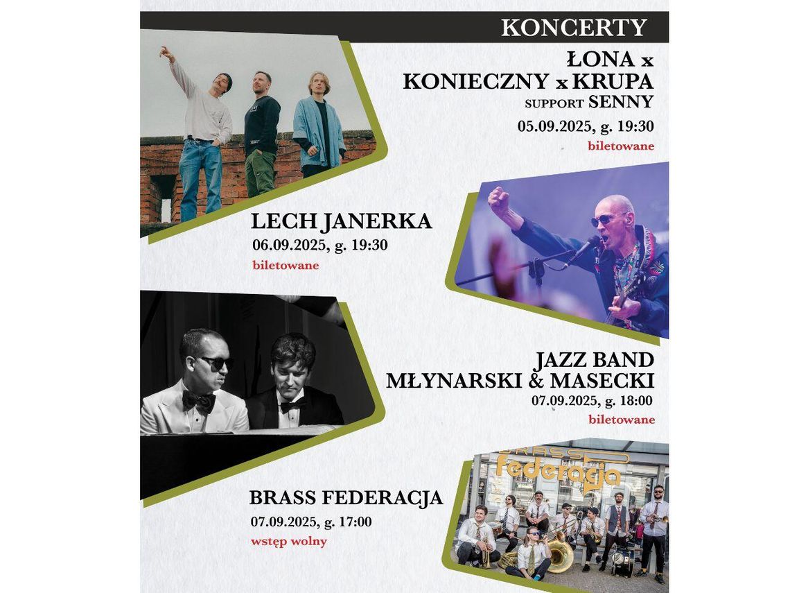 Muzyka na dziedzińcu muzeum. Program koncertów Ogrodów POLITYKI