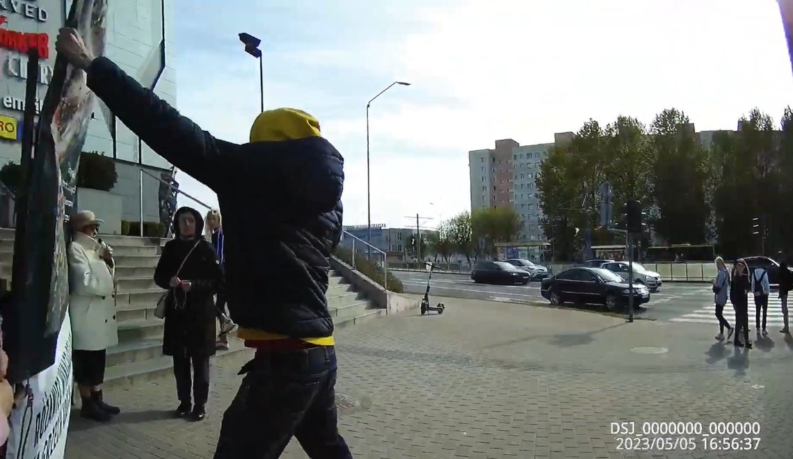 Nagranie video z ataku na różaniec w Elblągu [WIDEO]