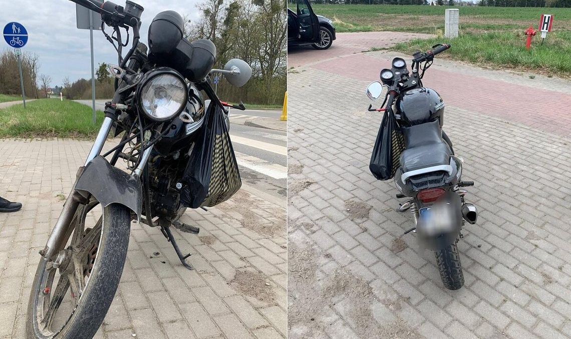 Najpierw brak kasku, potem szok. Policjanci nie spodziewali się takiego wyniku