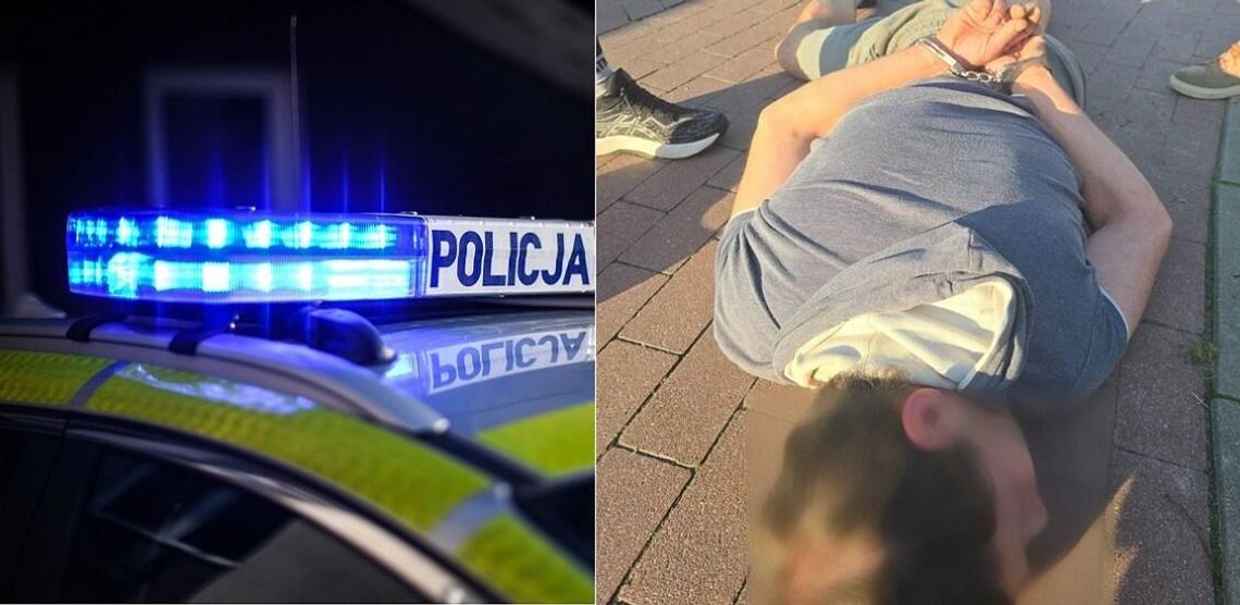 Napadł na kobietę na Płk. Dąbka